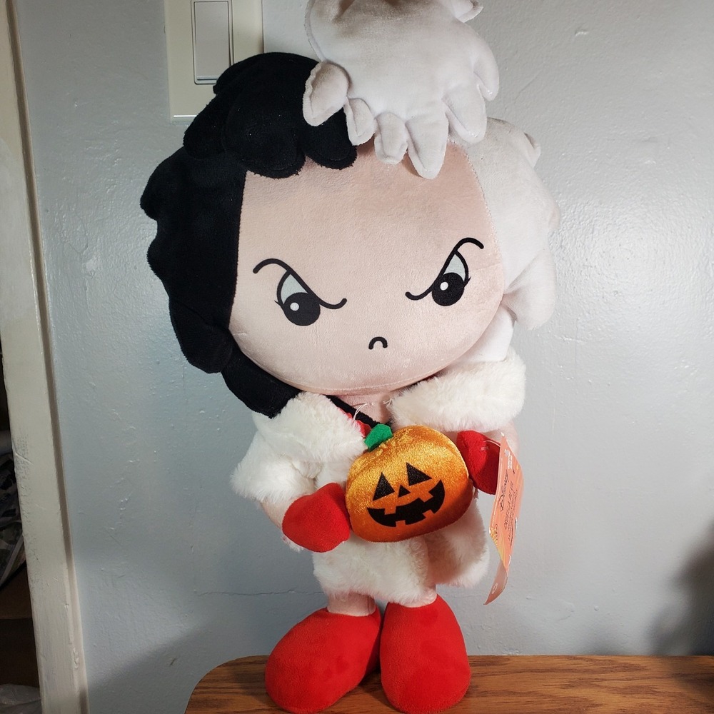 Disney Villains 18" Plush Cruella De Vil Halloween Door Greeter 101  Dalmatians